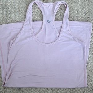 Light pink Lululemon tank small long fit